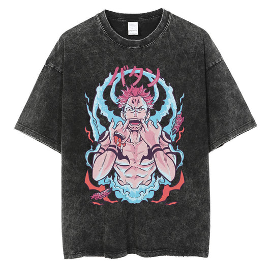 Sukuna Laughing Vintage T-Shirt